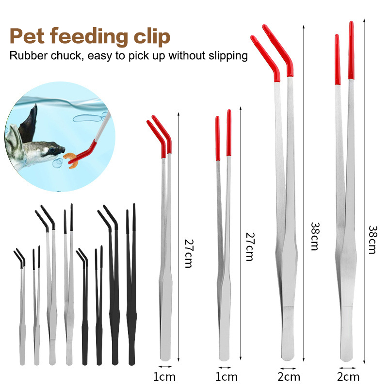 Feeding Tong Stainless - Pinzas de alimentación para reptiles de