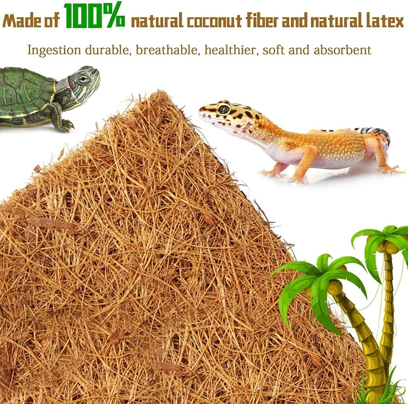 Alfombra para reptiles, estera - Substrate Coconut Fiber reseña y precio