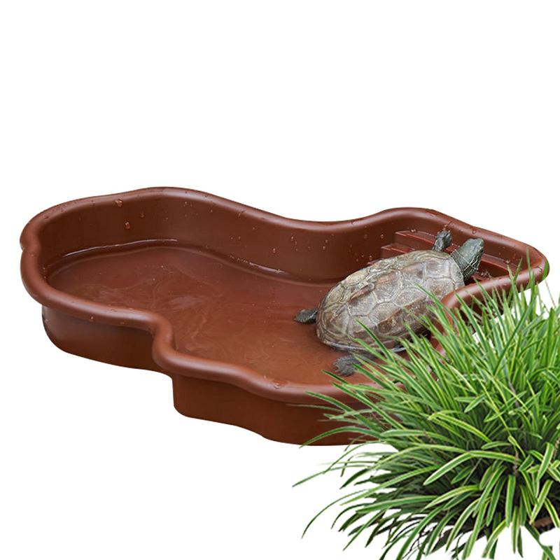 Plato de alimentación de tortu - Water Dish Reptile reseña y precio