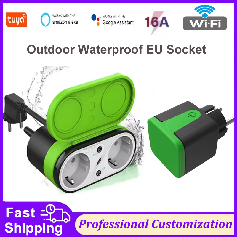 Enchufe Inteligente Wifi Tuya  - Timer Dual Outlet reseña y precio