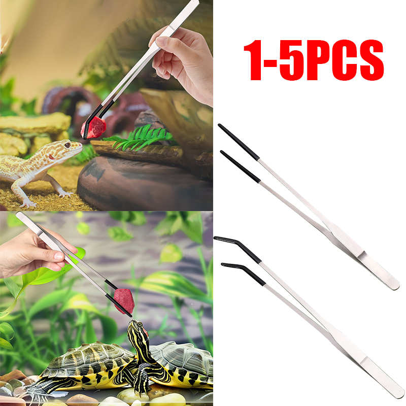 Pinzas rectas y curvas de acer - Feeding Tong Stainless reseña y precio