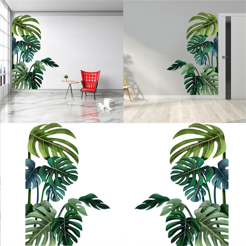 Pegatinas de pared de hojas ve - Pvc Panel Background reseña y precio
